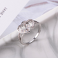 Damenring, Verstellbarer Ring zur Verlobung, Geschenk für Damen, Frauen und Mädchen