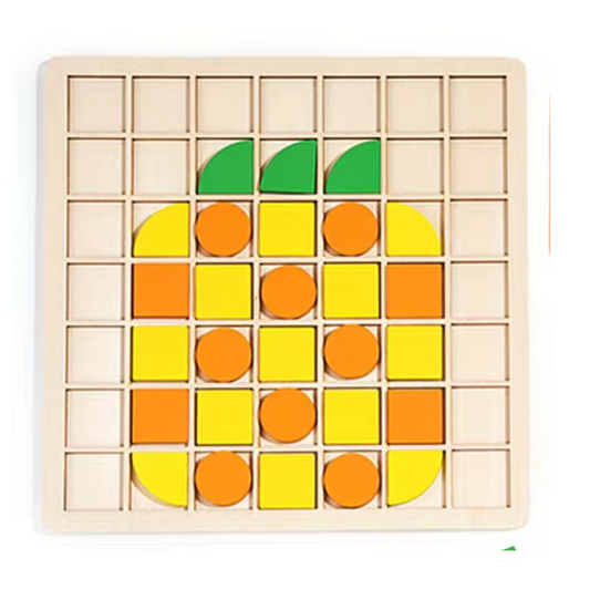 3D-Holz-Mosaik-Puzzleset für Kinder