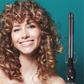 Professionelle Locken für zu Hause, Keramik-Ionen-Lockenstab mit LCD