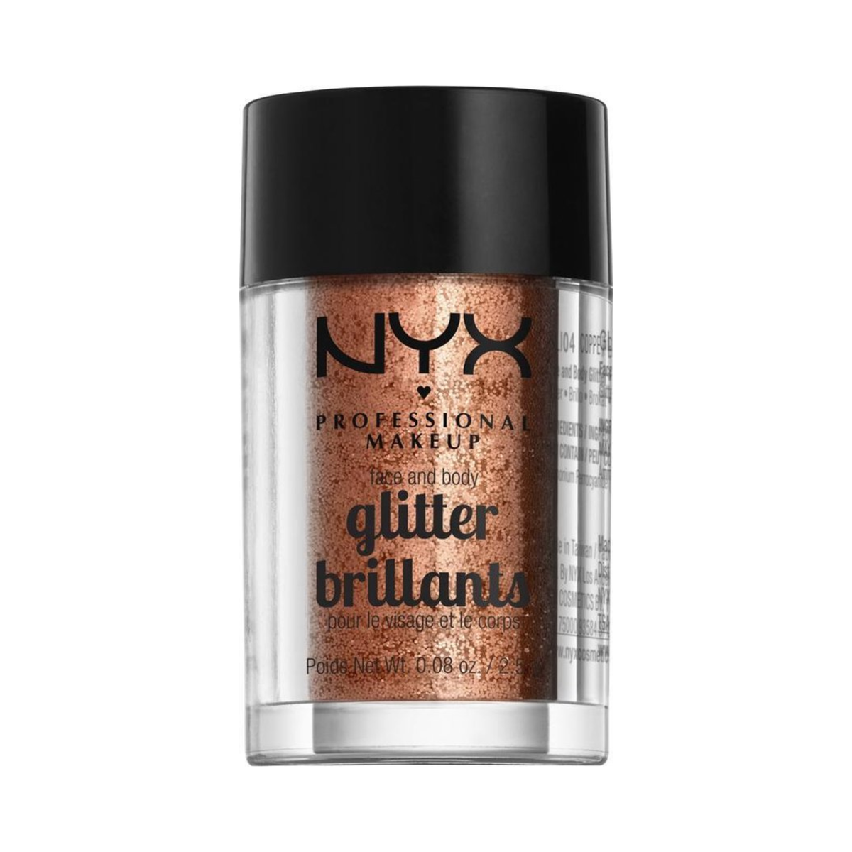 FACE & BODY GLITTER - COPPER