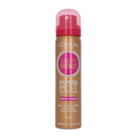 L'Oréal Sublime Bronze Express Mist Face Self-Tanning Non-Tinted - 75 ml