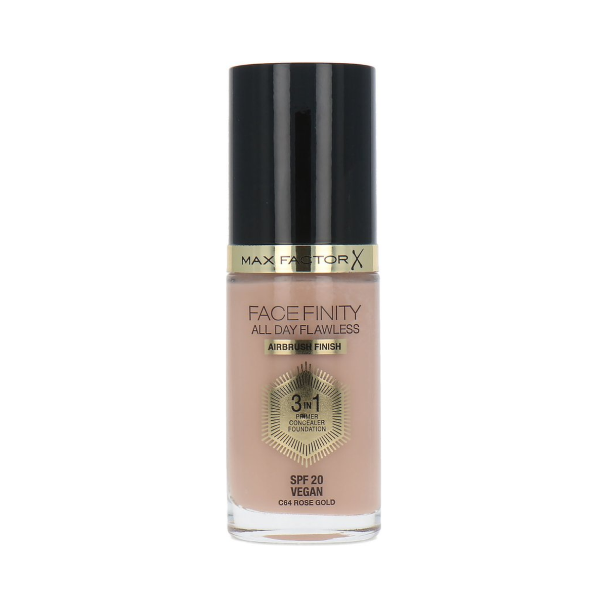 Max Factor Facefinity All Day Flawless 3-in-1 Liquid Foundation 064 Rose Gold