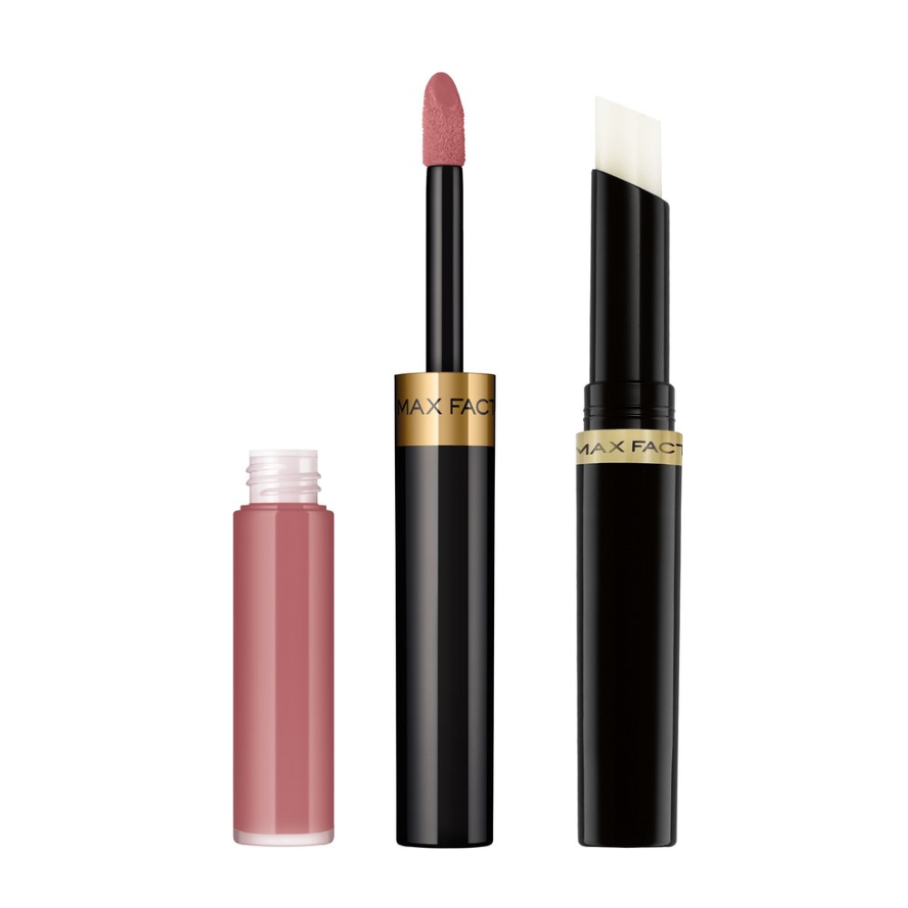 Max Factor Lipfinity Langanhaltender Zwei-Schritt-Lippenstift - 001 Pearly Nude, 4,2 g