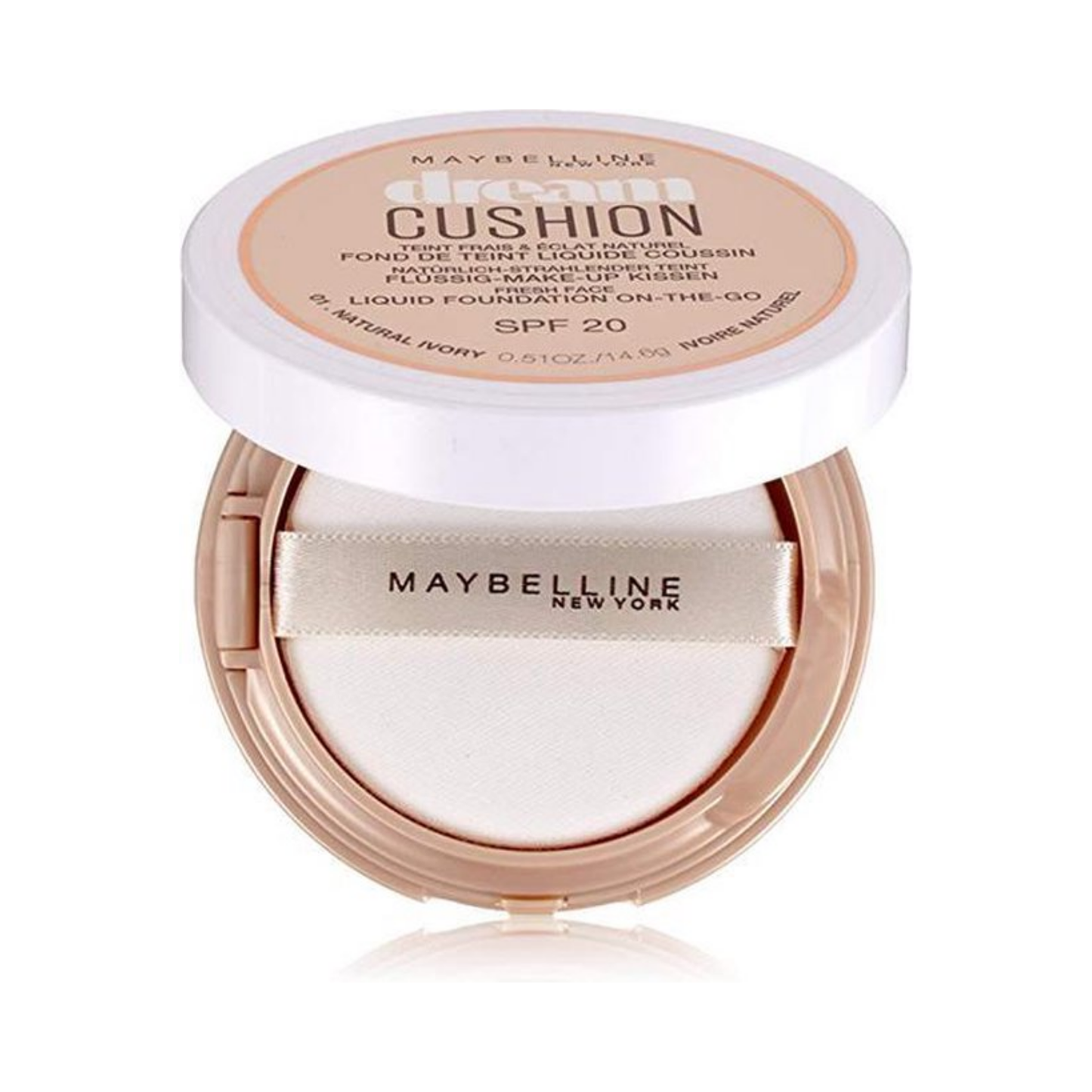 Maybelline Dream Cushion On-The-Go Liquid Foundation - 48 Sun Beige