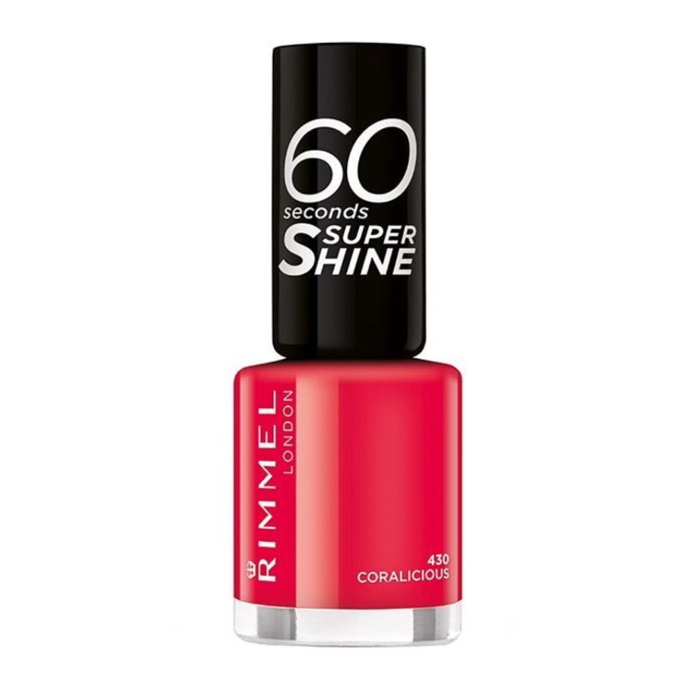 Rimmel 60 Sec Nail Polish Quick D 430 Coralicious 8 ML