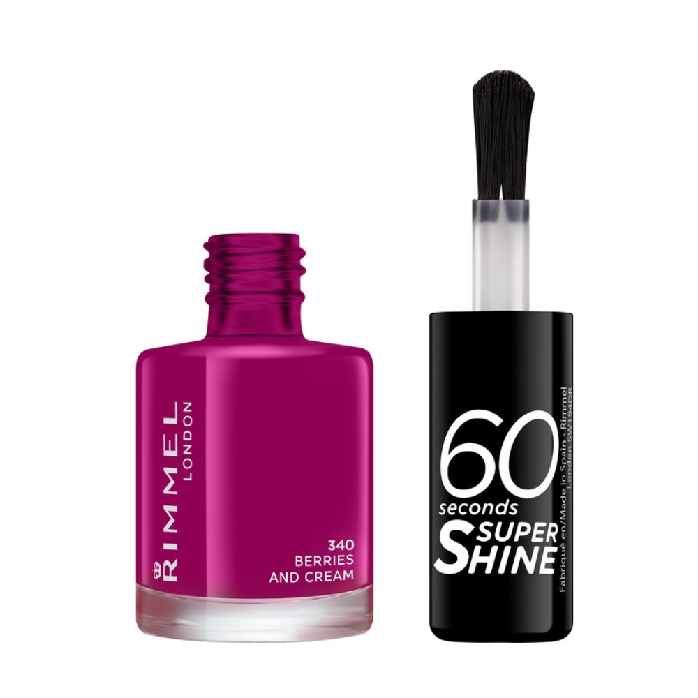 Rimmel 60 Sec Nail Polish Quick D 8 ML  340 Berries And Cream