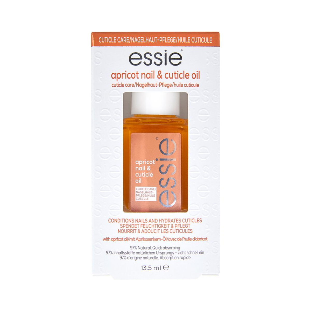 essie Apricot Nail & Cuticle Oil – Pflegendes Nagel- und Nagelhautöl mit Aprikosenöl – 13,5 ml