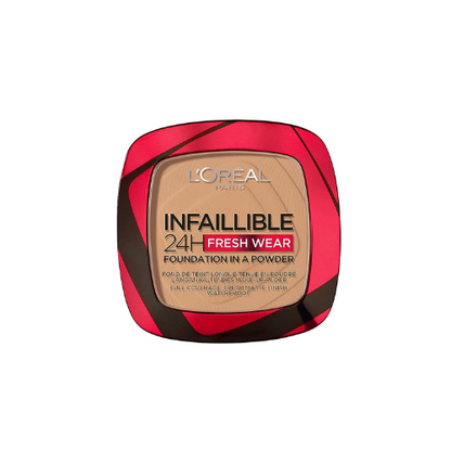 L'Oréal Paris Wasserfestes Puder Make-up mit hoher Deckkraft